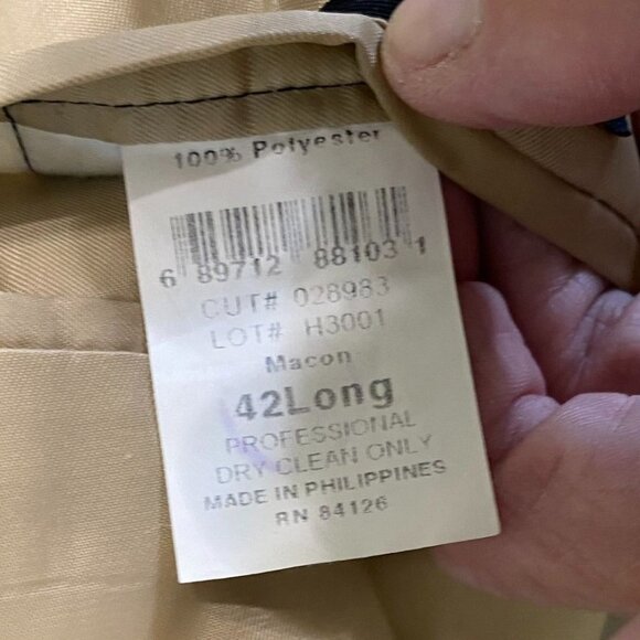 Daniel Gray Men's Blazer Jacket 42L Beige Corduroy Sport Coat SK Vintage Classic - Picture 12 of 16